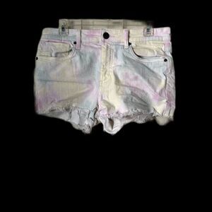 Kut from the Kloth Tie-Dye Shorts Pastel Colors Size 8